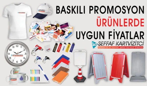 şeffaf kartvizit promosyon