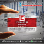 Eczane Şeffaf kartvizit 002