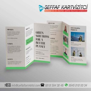 A4 Broşür İki Kırımlı El İlanı