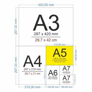 broşür ölçü şablonu
