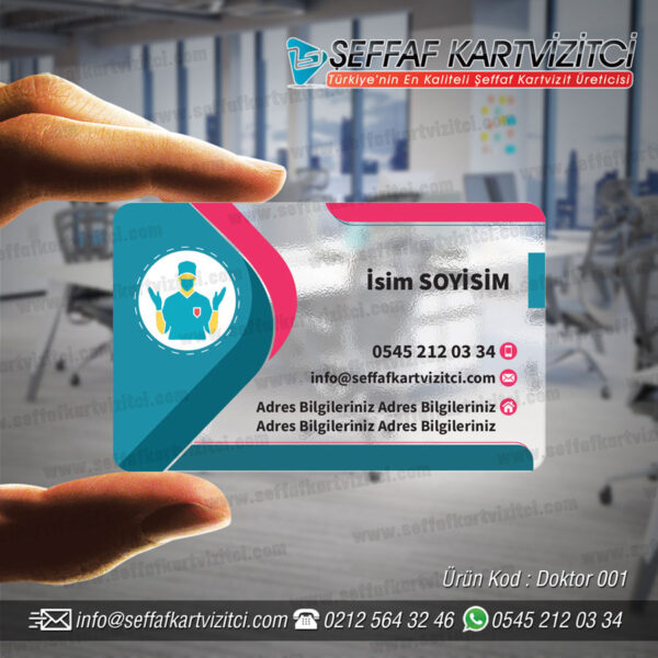 doktor şeffaf kartvizit 001