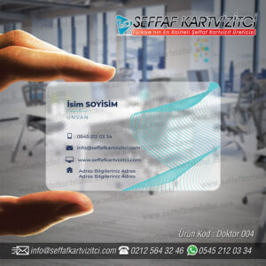 doktor şeffaf kartvizit 004