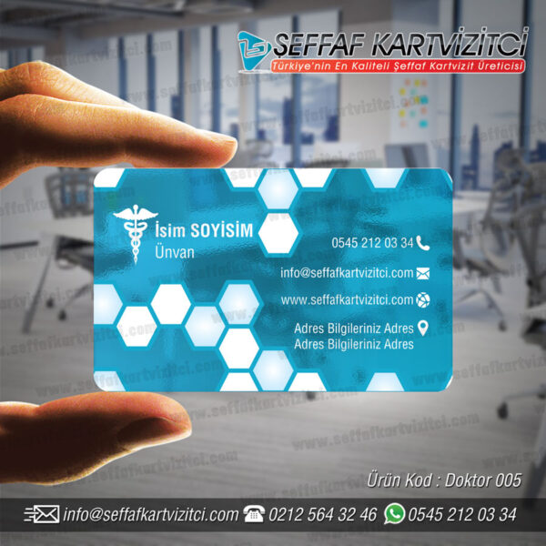 doktor şeffaf kartvizit 005