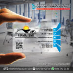 Emlakçı Şeffaf Kartvizit 005