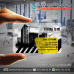 Emlakçı Şeffaf Kartvizit 009