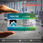Mimar Mühendis Şeffaf Kartvizit 003