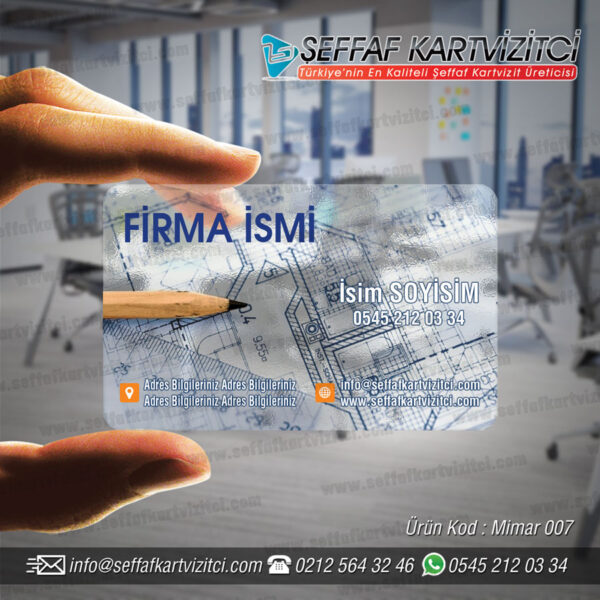 mimar-muhendis-seffaf-kartvizit-007 Mimar Mühendis Şeffaf Kartvizit 007