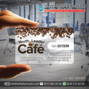 Cafe Şeffaf Kartvizit 002