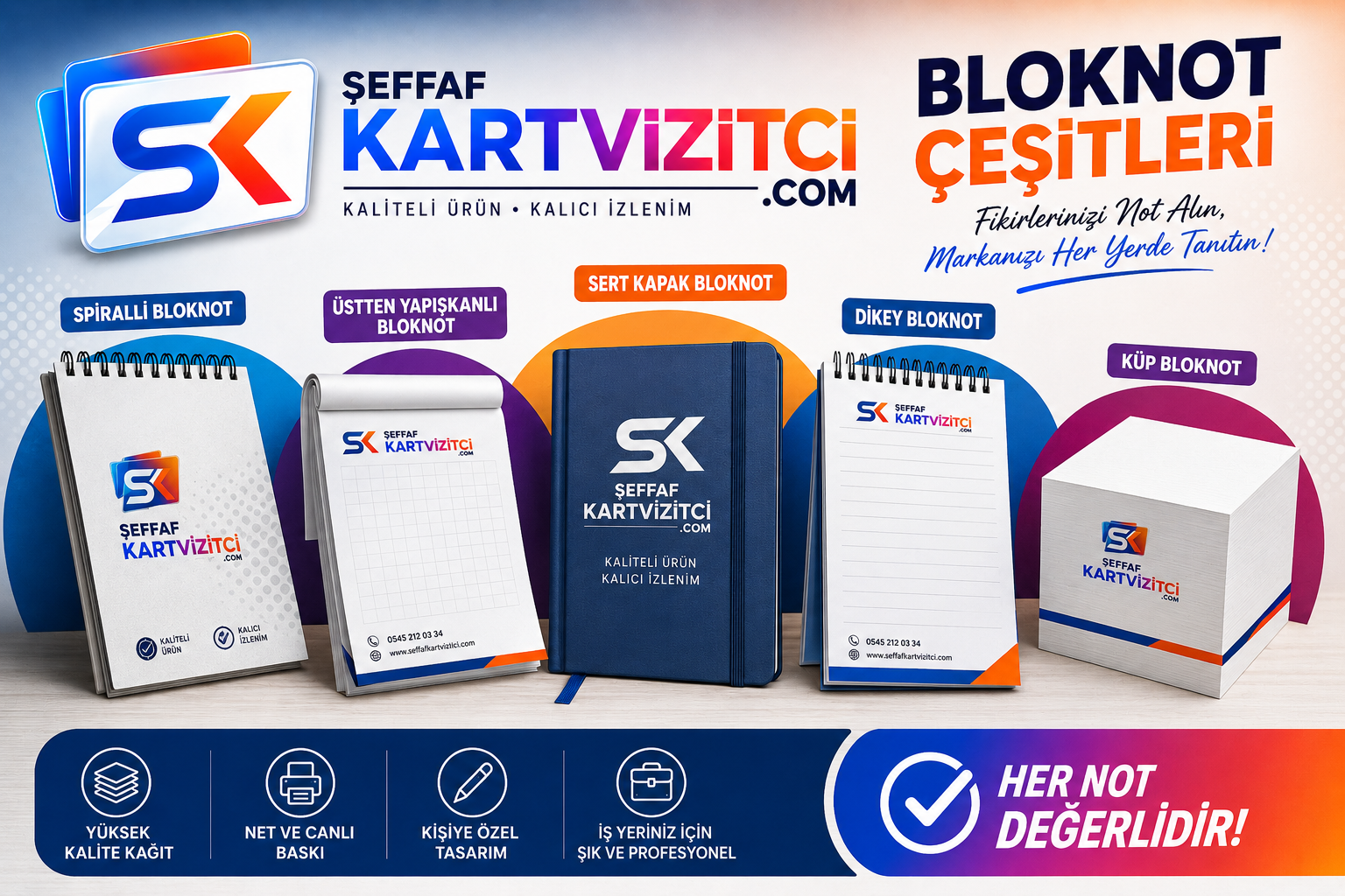 Bloknot Çeşitleri