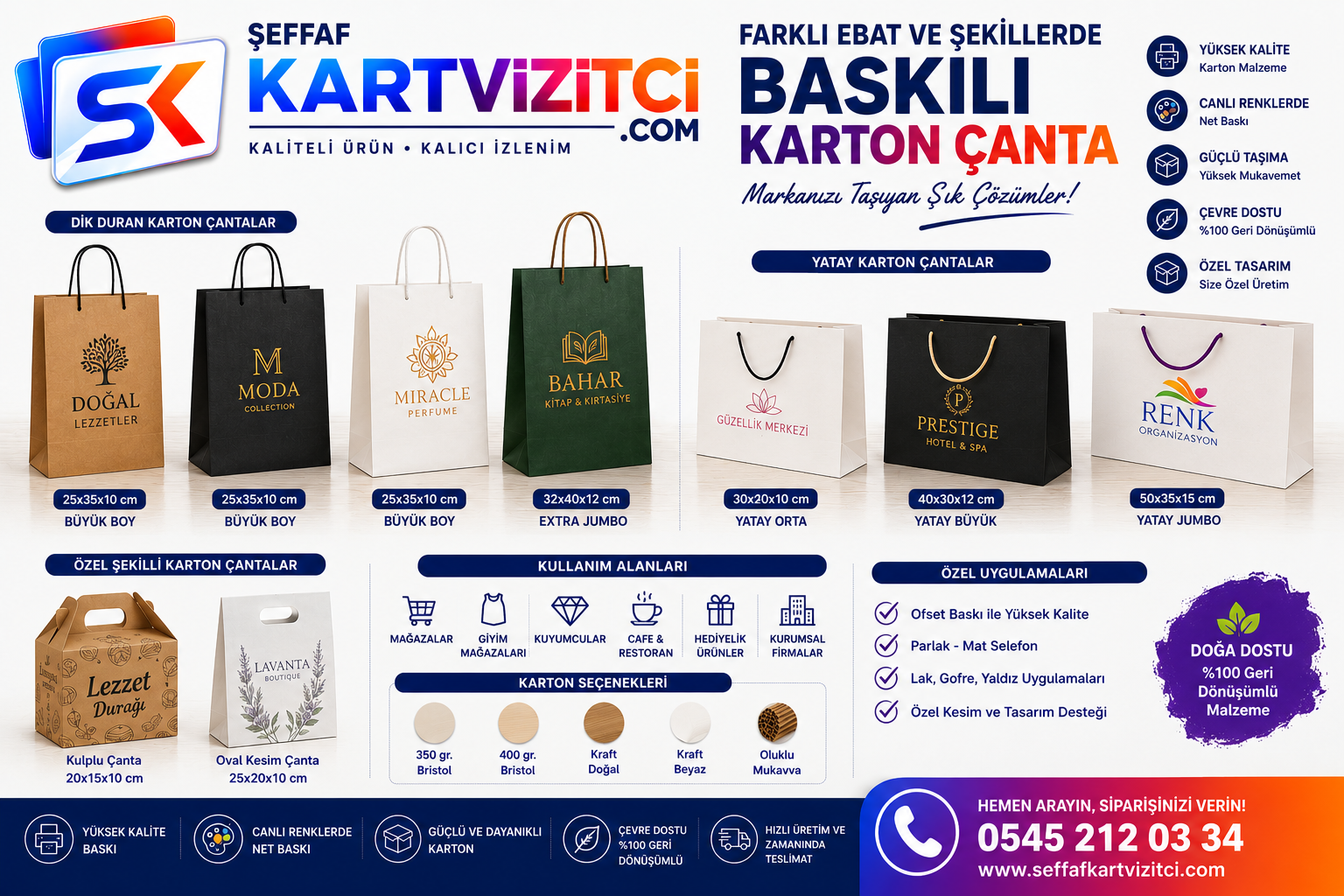 Baskılı Karton Çanta