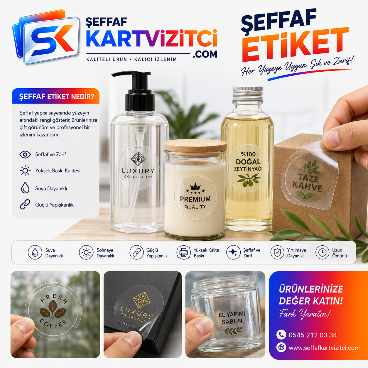 şeffaf etiket